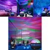 Luxurious Led Night Light Projector Featuring Mesmerizing Northern Lights And Spiral Effects