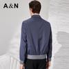 Antonio Men's Lightweight Business Casual Lapel Zipper Jacket