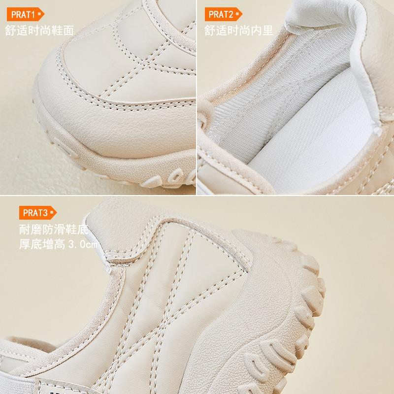 New dad shoes for women, spring student sports running casual shoes with heightened thick soles