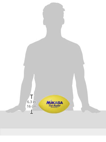 MIKASA Tag Rugby Ball, Size 4 (Elementary School), Synthetic Leather, TR-Y, Recommended Internal Pressure 0.20-0.30 kgf/cm²