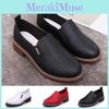 Stylish Women Flat Oxford Shoes Designed With Premium Genuine Leather And Low Block Heel