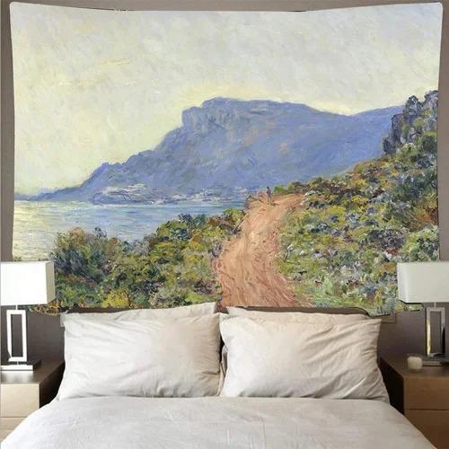 Oil Painting Style Background Tapestry Bedroom Living Room Tapestry Home Wall Decoration Tapestry
