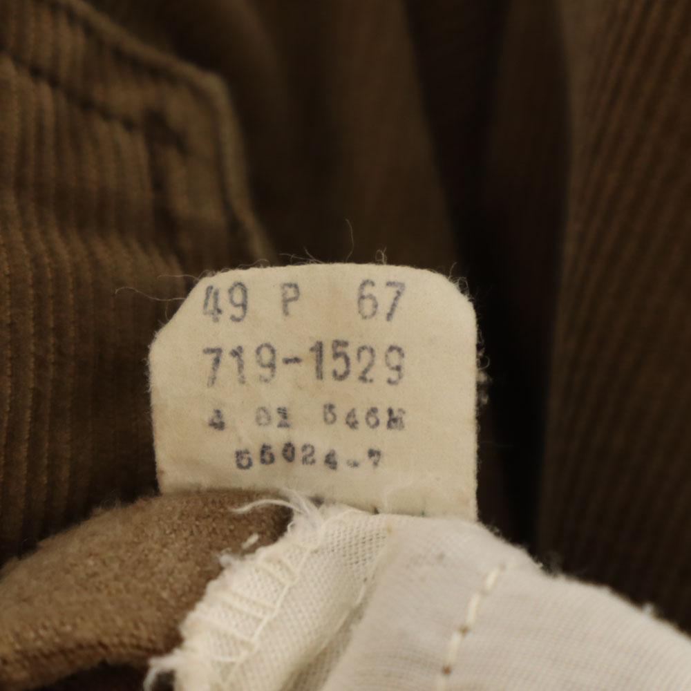 Levi's 80s 719-1529 Vintage Button Back 22 Corduroy pants w28 Brown Men's Used