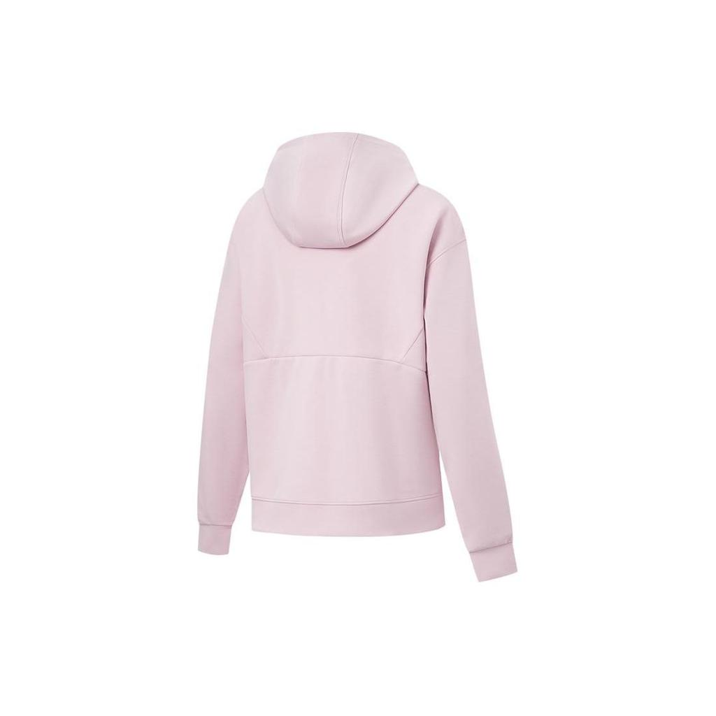 Li-Ning Fitness Series Solid Color Zip-Up Hoodie Women hoodies Lotus-Pink-Purple AWDU112-5