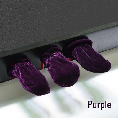 Set of 3 Dustproof Modern Minimalist Fabric Piano Pedal & Stool Foot Covers