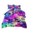 Butterfly Print Comforter Set - 3 Piece Set - Colorful Butterfly Design - Microfiber Comforter Cover