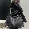 Women'S Splicing Tote Bag Large Capacity Flip Diagonal Span Handbag