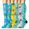 Cross-border Over-the-Knee Compression Yoga & Sport Socks Set