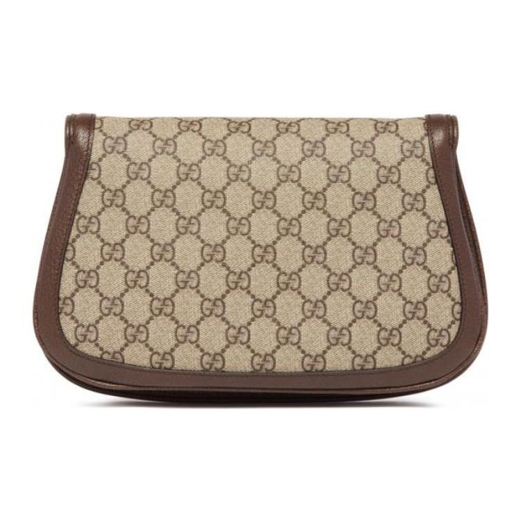 Gucci Geantă de umăr Blondie Bej/Abanos Supreme Genți de umăr pentru femei Gri 699268-K9GSG-8358