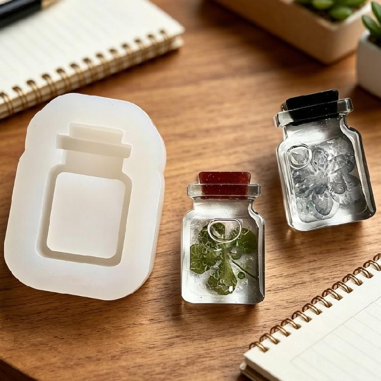 Food Grade Silicone Molds Small Molds Bottle Shape Crafting Moulds Perfect for Resin Soap and Candle Making In Various Sizes