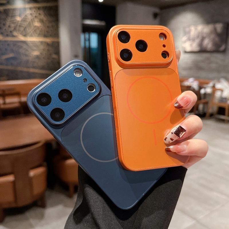Luxury Phone Case for iPhone 11 12 13 14 15 Plus 16 Pro 17 Pro Max iPhone Air Magsafe Magnetic Wireless Charging Protector