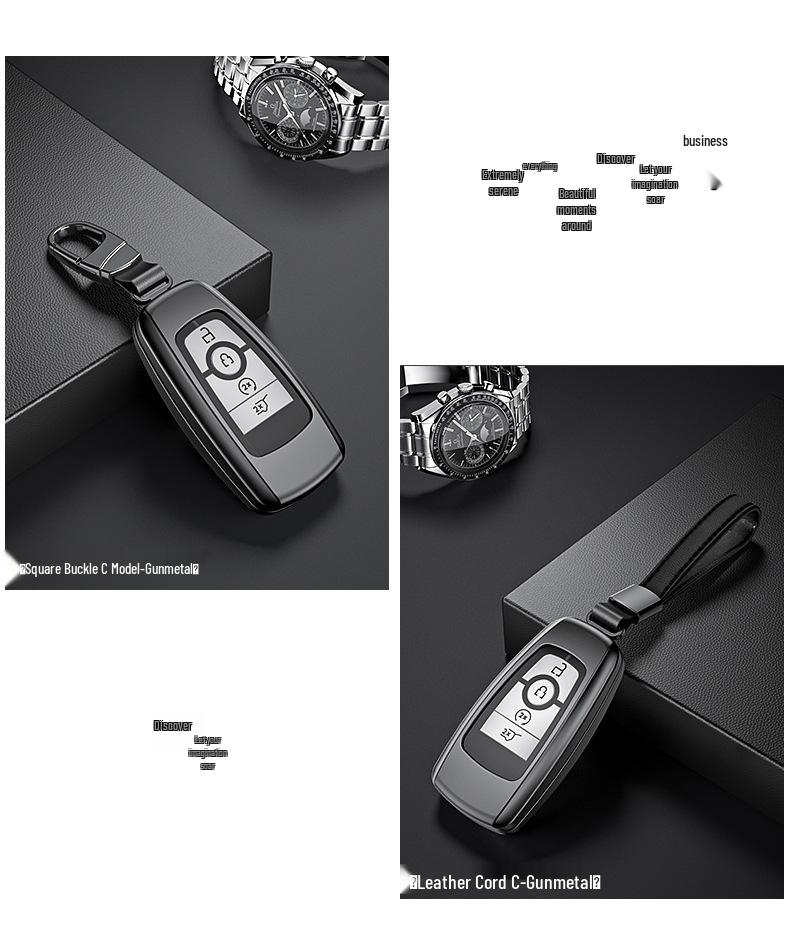 Ford Key Shell Cover: Fits Mondeo, Edge, Focus, Everest, Equinox