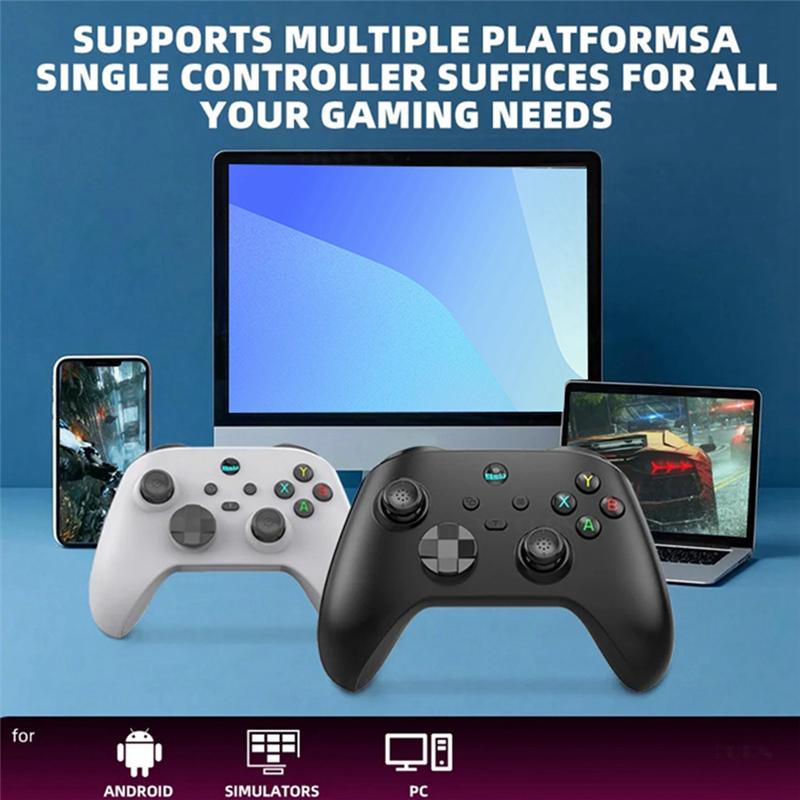 Manette de jeu Bluetooth pour iOS/Android Manette pour PC Bascule Hall Six Axes Double Vibration Joystick pour Switch