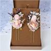 Handmade Lace Dried Flower Bridal Hair Accessories Set
