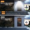 Outdoor Solar Light 5 Modes 180LED IP65 Waterproof Motion Sensor Solar Flood Light With Remote For Barn Gazebo Yard Garage