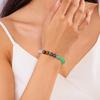 Handmade Geometric Bracelet with Natural Stone Beads Simple Yet Stylish for Casual Outfits and Travel Adventures
