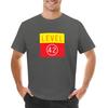New Humor Tee Shirt Men Cotton Brand Tshirt Level 42 T-Shirt Tee Shirt Black T Shirts Aesthetic Clothes Plain T Shirts Men Top
