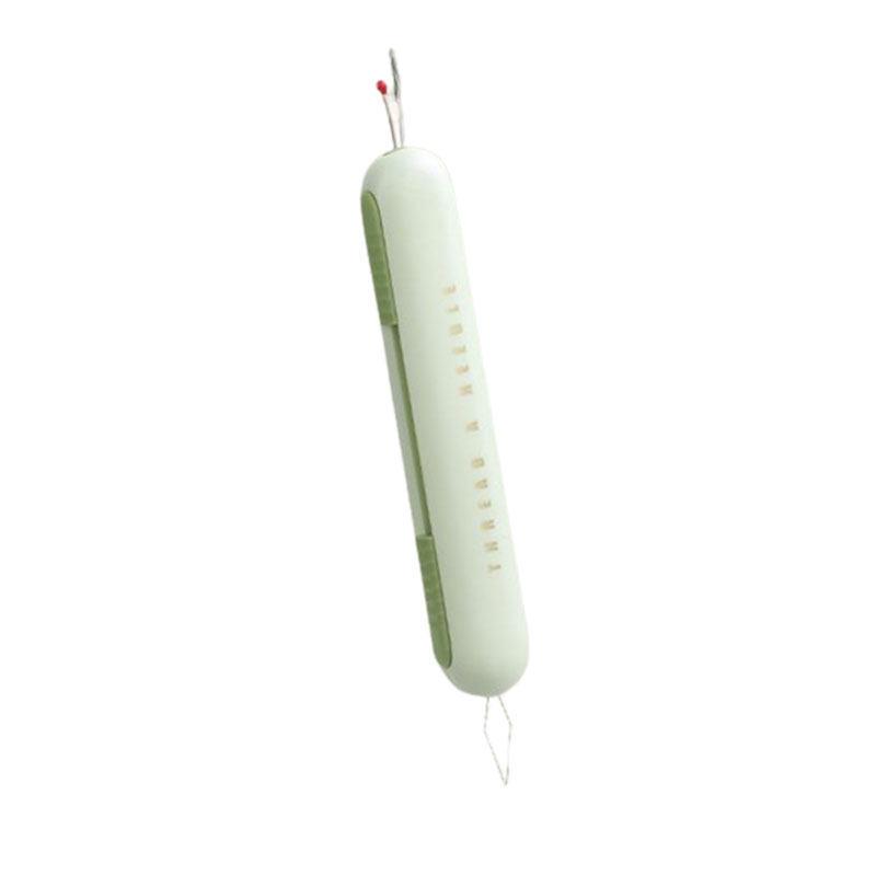 Dual Needle Threader & Seam Ripper for Seniors - New Manual Sewing Tool with Needle ID Function