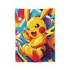 Pokemons Cartoon Pikachu Blankets Fleece Spring Autumn  Portable Soft Throw Blankets for Sofa Couch Quilt