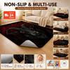Satanic Black Goat Ritual Rectangular Rug Soundproof Noisereducing Carpet For Living Room Hallway Balcony Home Party Decor Halloween Gift