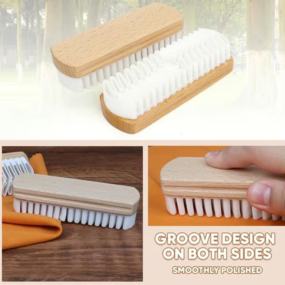 1Pcs Leather Brush For Suede Boots Bags Scrubber Cleaner White Rubber Crepe Shoe Brush Household Necessary