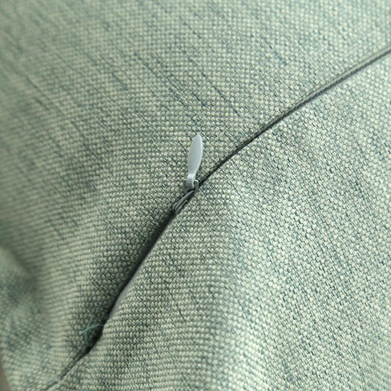 2 STÜCKE/SET Streng Ausgewähltes Kissen mit Saum in Leinenoptik, Kissenbezug für Wohnzimmer, Sofa, Bettwäsche, Unifarbener Kissenbezug ohne Kissenfüllung