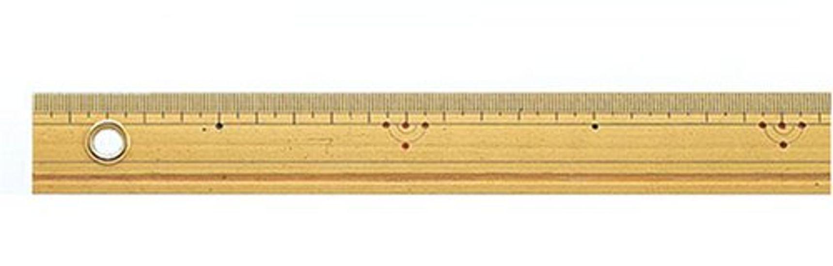 

Shinwa Sokutei Bamboo ruler 30cm 71757