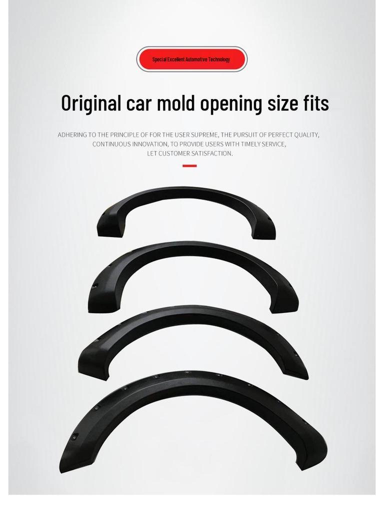 Fender Flares for 2018-2021 Ford F150: 18-19 Models Widened & Modified