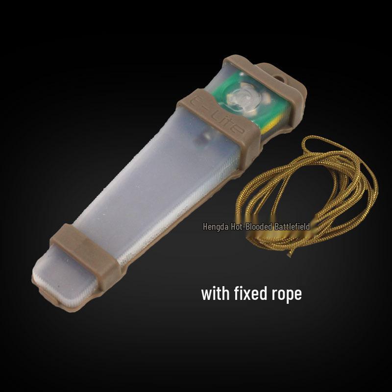 E-LITE Tactical Silicone Helmet Light: Upgraded 7-Color Signal & Outdoor Survival Light