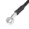 Motoforti Motorcycle Brake Clutch Hose Hose Hydraulic Reinforced Motorcycle Stainless Steel 28°+90° Black 50cm