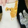 1/2 Çift Çizgi Film Sevimli Kedi Topları Pamuk Çoraplar Kawaii Lolita Örgü Çoraplar Kadın Kız Orta Tüp Çorap Kedi Popo Baskılı Çift Çorabı