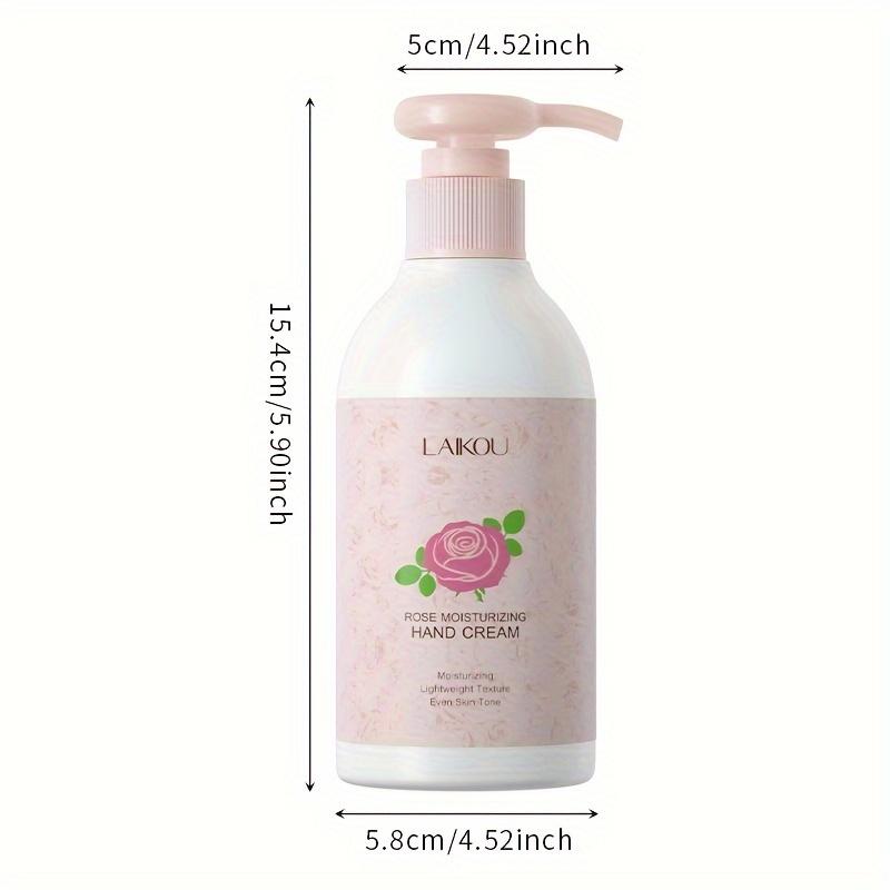 LAIKOU Rose Hydrating Hand Cream 220ml, for Dry & Rough Skin, Gentle Formula, Birthday Gift, Hand Care