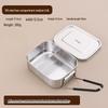 Geteilte Lunchbox aus 316 Edelstahl mit Besteck