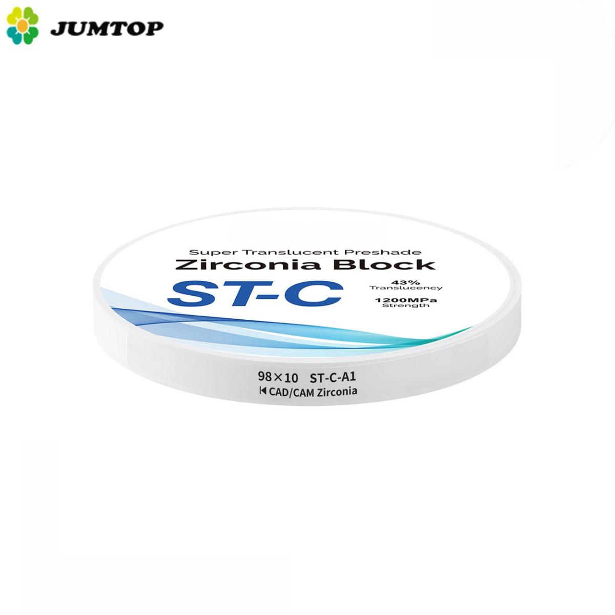 

Стоматологический материал для стоматологических лабораторий ST-C с предварительным затенением циркониевого блока A1-BL4 для имплантата полупротеза моста с коронкой 98X10mm A1 белый