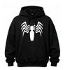Felpa Casual con Cappuccio Stampa Grafica Simbolo Ragno Manica Lunga Pullover Felpa con Cappuccio Streetwear Top Larghi