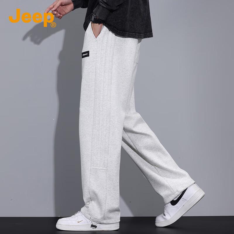 Jeep Men's Versatile Loose Straight Casual Pants