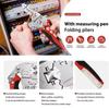 18 IN 1 Multifunctional Stripping Pliers Dual Electrical Test Cable Cutting Electrician Crimping Pliers Wire Winding Foldable
