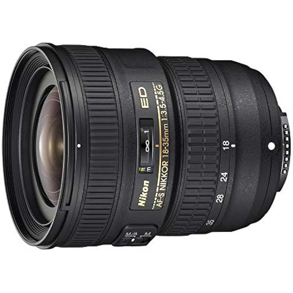 Nikon Super Wide Angle Zoom Lens AF-S NIKKOR 18-35mm F/3.5-4.5g ED Full Size Compatible