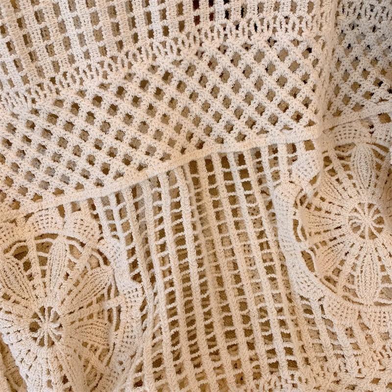 DIMANAF 2025 New Summer Women Bat T-Shirt Basic Lace Fashion Tops Lace Tees Casual Loose Tees