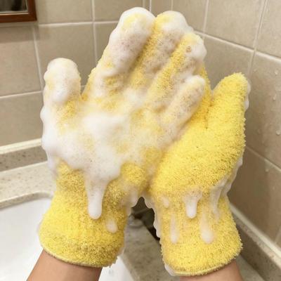 Soft, Thickened Lint-Free Cleaning and Dusting Gloves - Absorbent, Reusable, and Warm for Household and Car Use
