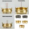 Traditional Brass Incenses Burners Incenses Holder for Spiritual Practices and Meditations Space Rusts resistant Censers