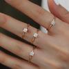 Red Elk S925 Sterling Silver Princess Ring - Fresh, Elegant, and Fashionably Luxurious