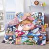 Cardcaptor Sakura Soft Warm Flannel Blanket Throw Cozy Lightweight Blanket for Sofa Bed Home Decor -QJY