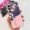 Case For Samsung Galaxy S24 Ultra S24+ S24 2024 Fashion Flower Letter Soft Silicone TPU Bumper For Samsung S24 Plus S 24 24Ultra