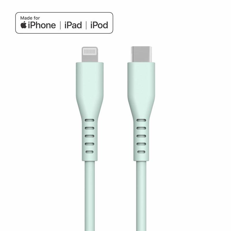 MFi Certified Ultra-Soft Silicone 1m Fast Charging Type-C Cable for iPhone 14