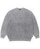 AJOBYAJO [Pba] Five Ajo Logos Washed Sweater [Light Gray]
