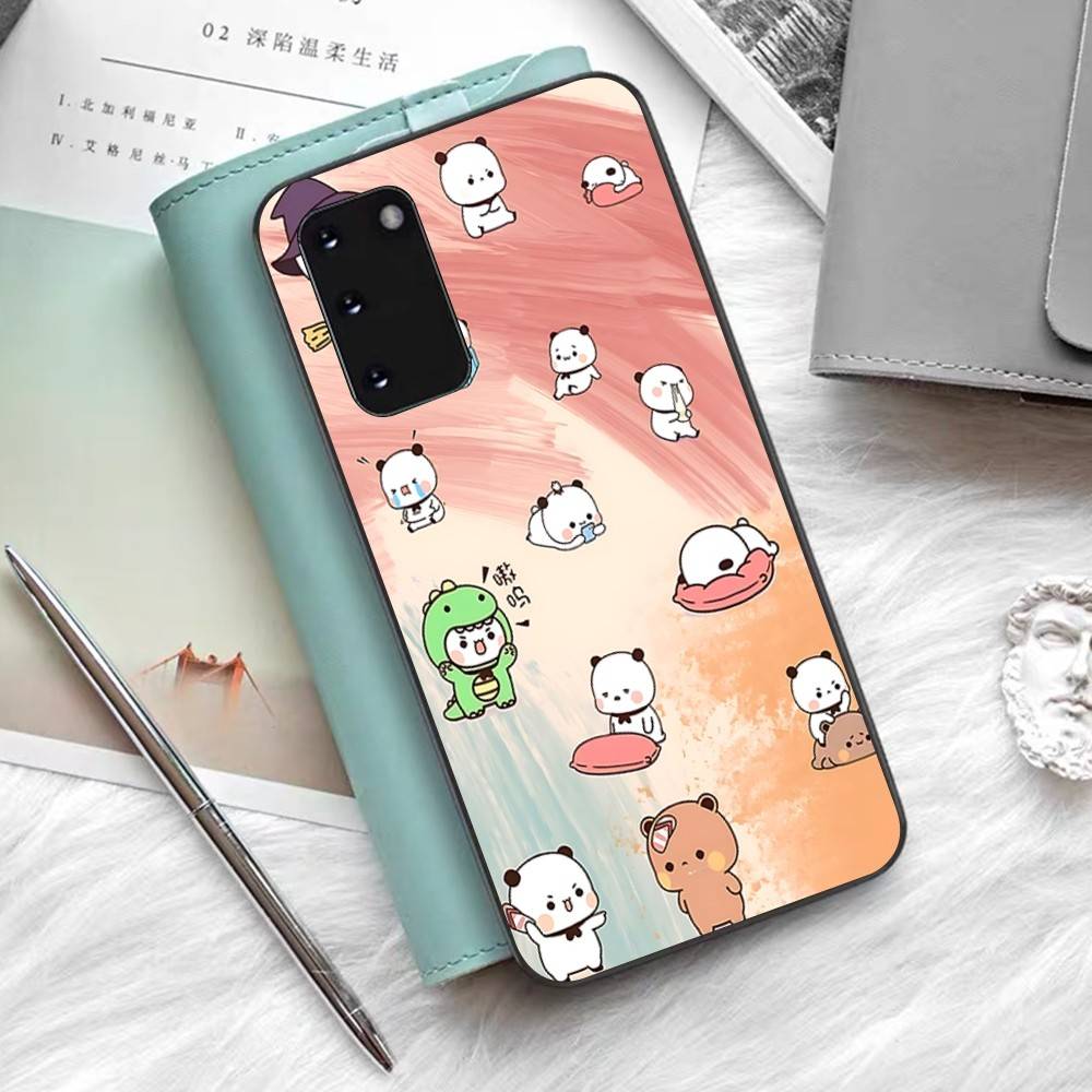 BuBu DuDu Couple Cartoon Phone Case For Samsung S 24 Fe 25 Ultra Plus 20 Lite 21 30 22 23 24 22 Ultra 5G Fundas