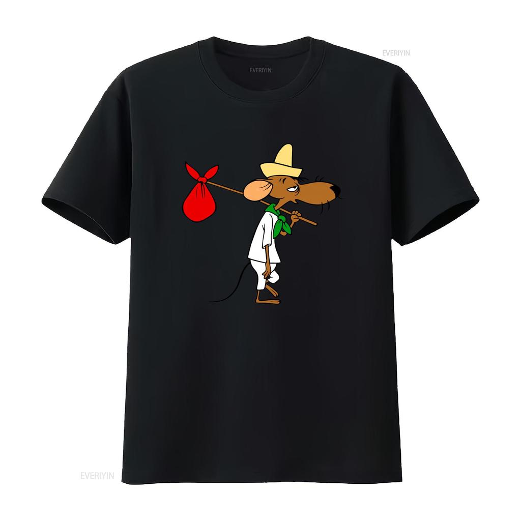 Speedy Gonzales Cartoon Character T Shirt Slow Poke Design Perfect for Fans High Quality Print Comfortable Fabric Ideal Fashion