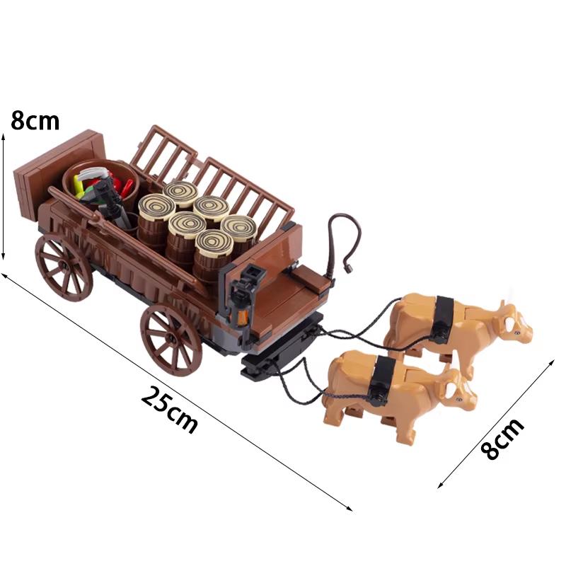 MOC Medieval Scene Building Blocks Military Camp Viking Warrior Soldiers Tent Outpost Pirate Ship Stable Castle Wall Bricks Toy