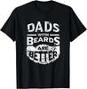 Dads with Beards Are Better Distressed Gift Unisex T-Shirt